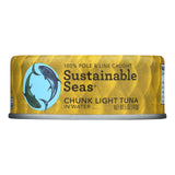 Sustainable Seas Tuna Chunk Light in Water - 60 Oz. Can (Pack of 12) - Cozy Farm 