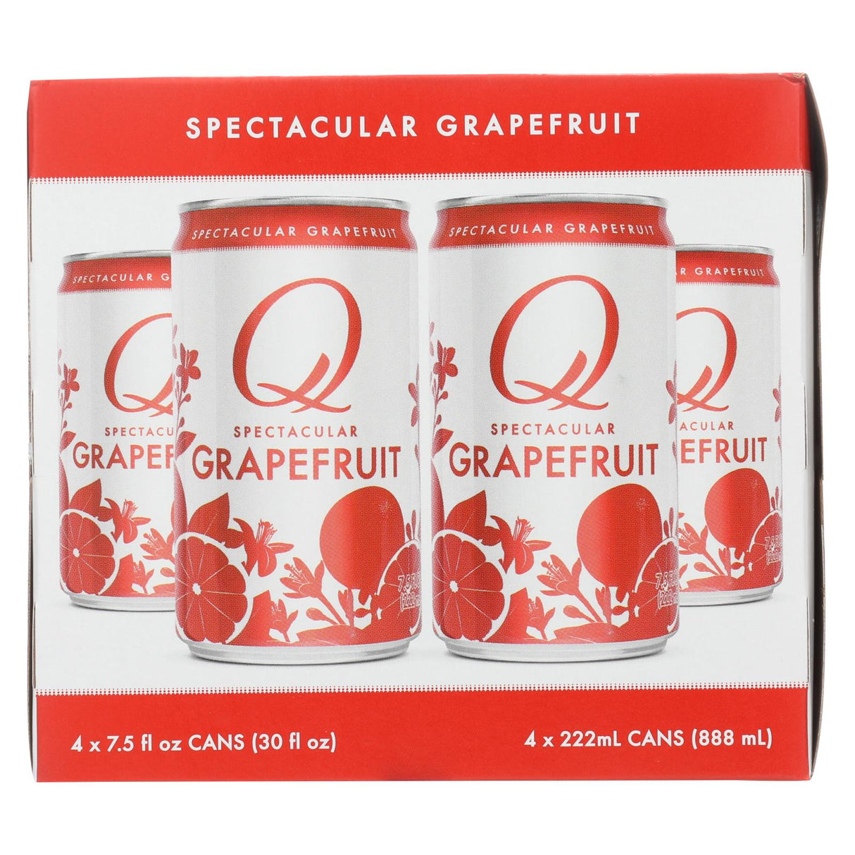 Q Drinks Sparkling Grapefruit (Pack of 6 -47.5oz Cans) - Cozy Farm 