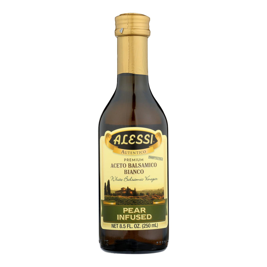 Alessi Pear-Infused White Balsamic Vinegar (Pack of 6 - 8.5 Fl Oz.) - Cozy Farm 