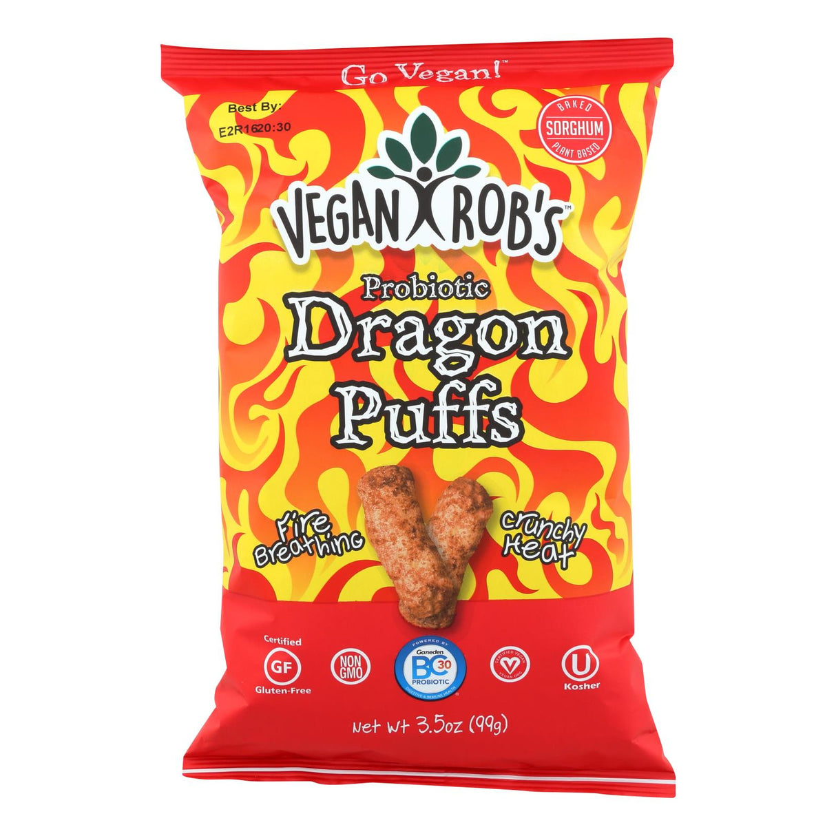 Vegan Rob's Dairy-Free Dragon Puffs (Pack of 12) 3.5 Oz - Cozy Farm 