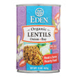 Organic Eden Lentils with Onion, Bay Leaf, and Black Pepper - 15 Oz. (Pack of 12) - Cozy Farm 