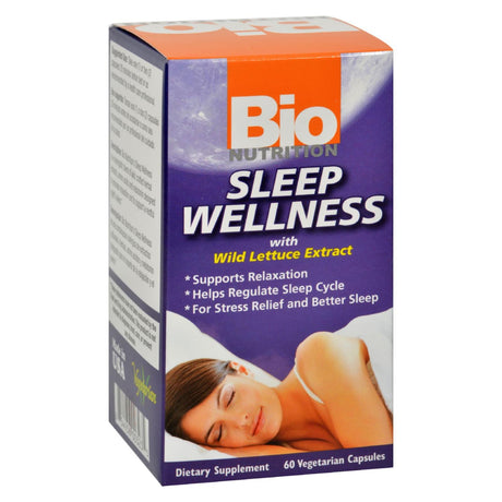 Bio Nutrition Sleep Wellness Support Supplement (60 Capsules) - Cozy Farm 