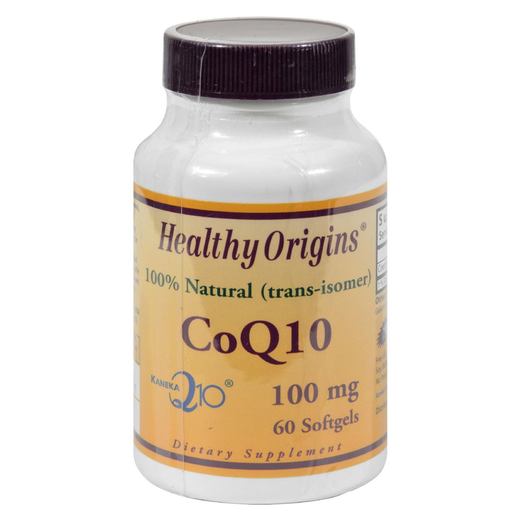 Healthy Origins CoQ10 Gels (Pack of 60 Softgels - 100 mg) - Cozy Farm 
