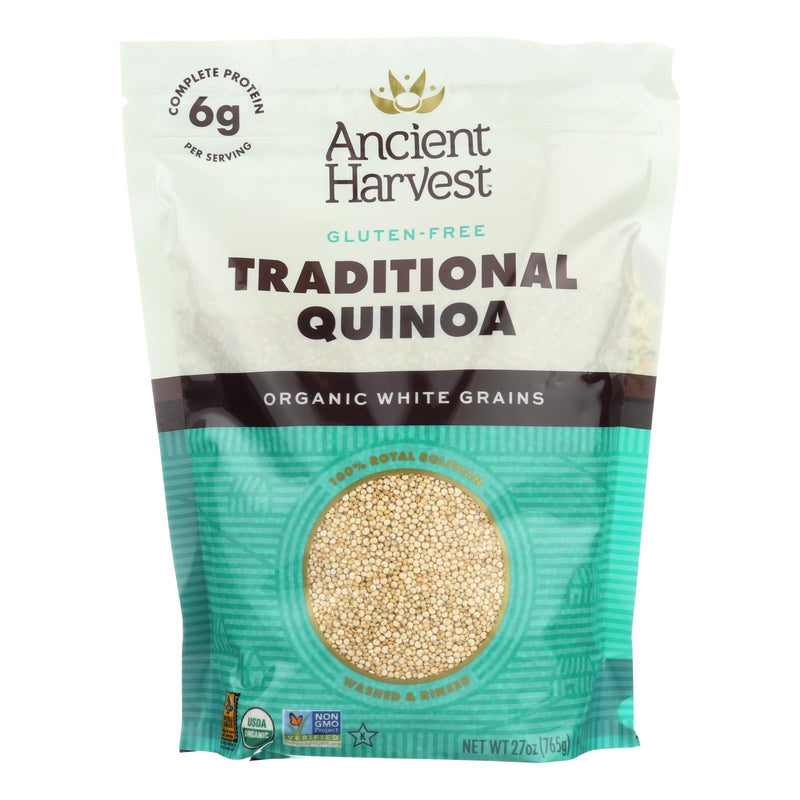 Ancient Harvest Organic Traditional White Quinoa Pack of Six 27oz Bags - Cozy Farm 