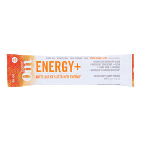 Om Organic Mushroom Energy | Citrus Orange Extract | Dietary Supplement (10 Pack) - 0.21 Oz. - Cozy Farm 