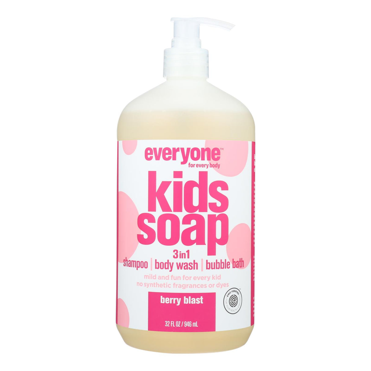 Everyone 3-in-1 Kids Berry Blast Soap, 32 Fl Oz - Cozy Farm 