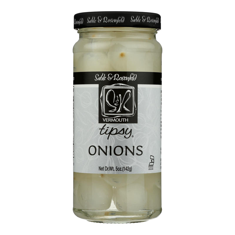 Sable and Rosenfeld Vermouth Tipsy Onions (Pack of 6 - 5 Oz.) - Cozy Farm 