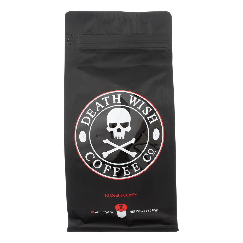 Death Wish Coffee - Single Serve Cup (Pack of 6-10 Ct.) - Cozy Farm 
