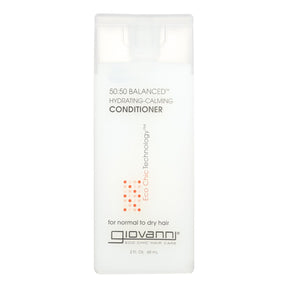 Giovanni 50:50 Balanced Conditioner: 2 fl oz, Hydrating-Calming, 12 Pack - Cozy Farm 