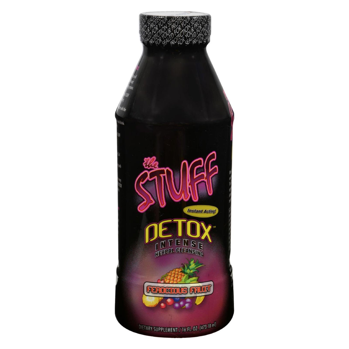 The Stuff Liquid Ferocious Fruit by Detoxify: Fast-Acting Herbal Detox (16 oz) - Cozy Farm 