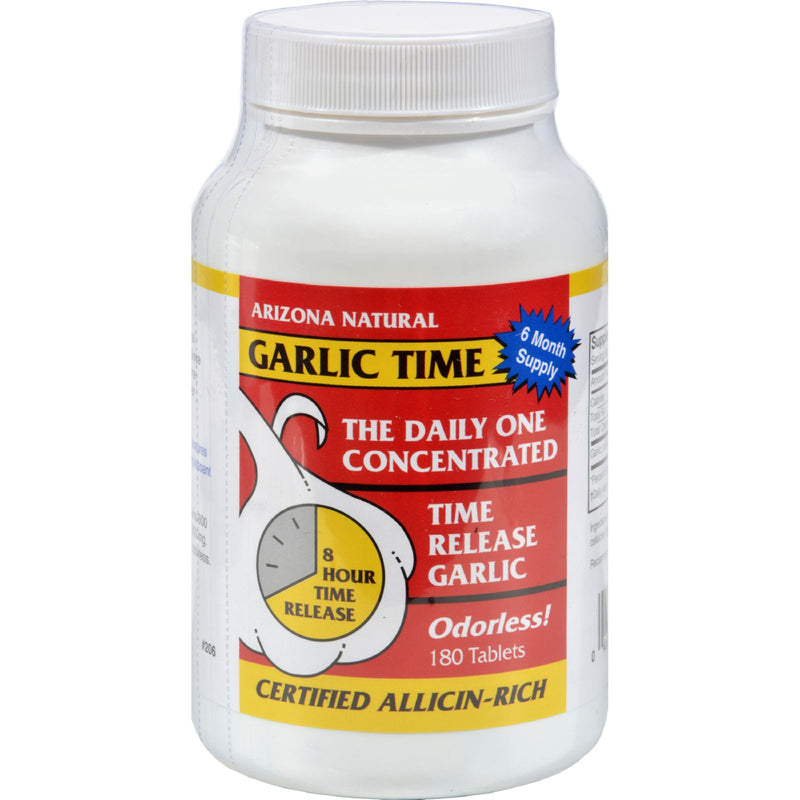 Garlic Time - 180 Tablets by Arizona Natural Resources - Cozy Farm 