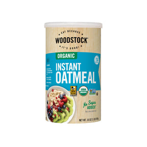 Woodstock Organic Instant Oatmeal, 12 x 16 Oz. Packs - Cozy Farm 
