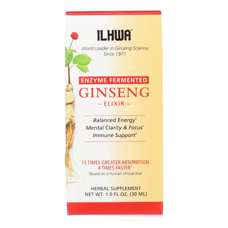 Ilhwa Enzyme Fermented Ginseng Elixir (Pack of 1 - 30ml) - Cozy Farm 