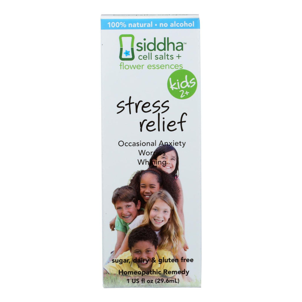 Siddha Flower Essences Stress Relief for Kids Age 2+ - 1 Fl Oz. - Cozy Farm 