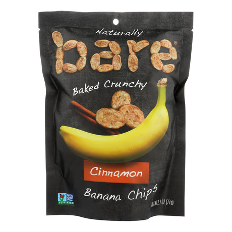 Bare Fruit Banana Chip (Pack of 12) - Cinnamon Flavor - 2.7 Oz - Cozy Farm 