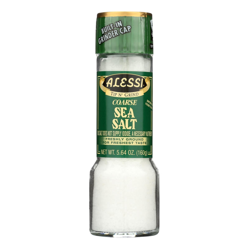 Alessi Grinder Coarse Sea Salt - 5.64 Oz. Premium Gourmet Finishing Salt - Cozy Farm 