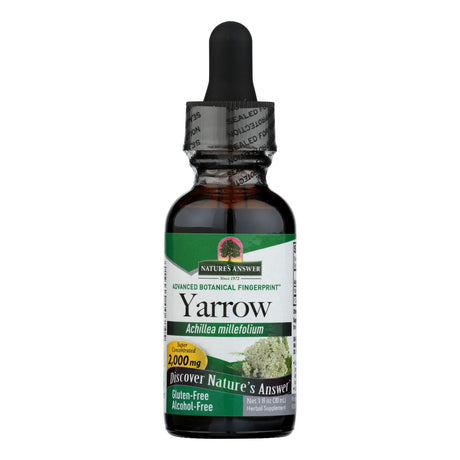 Nature's Answer Yarrow Flowers Extract Alcohol-Free - 1 Fl Oz - Cozy Farm 