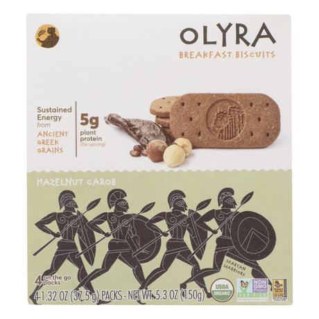 Olyra Biscuit Hazelnut Carob 5.3 Oz Pack of 6 - Cozy Farm 