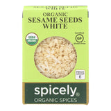 Spicely Organics Organic White Sesame Seeds (0.45 Oz., Pack of 6) - Cozy Farm 