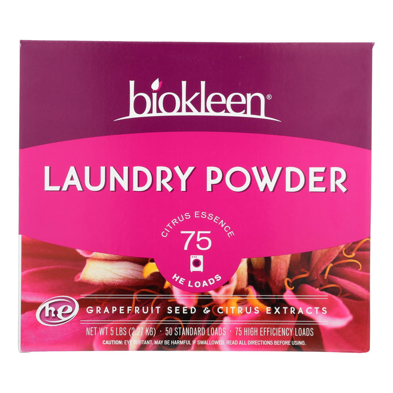 Biokleen Laundry Powder: Eco-Friendly, All-Temperature Cleaning (5 lbs) - Cozy Farm 