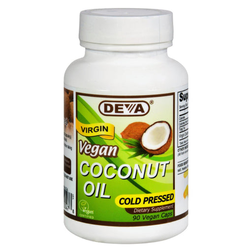 Deva Vegan Vitamins Coconut Oil 90 Capsules - Cozy Farm 