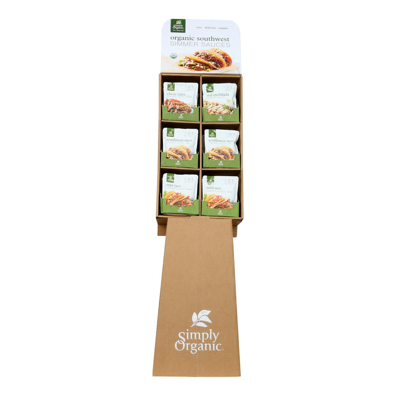 Simply Organic Simmer Sauces (36 x 8 Oz.) - Organic, Versatile Seasoning - Cozy Farm 