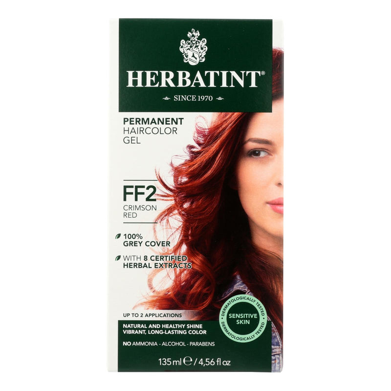 Herbatint Permanent Hair Color, Crimson Red FF2, 2.7 fl oz - Cozy Farm 