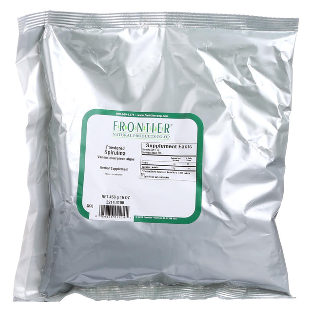 Frontier Herbs Spirulina Powder - Cozy Farm 