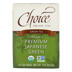 Choice Organic Teas Premium Japanese Green Tea - 6 Pack - Cozy Farm 