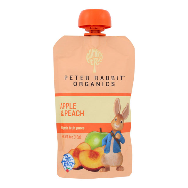 Peter Rabbit Organics Fruit Snacks - Peach and Apple Delight (Pack of 10, 4 Oz. Each) - Cozy Farm 