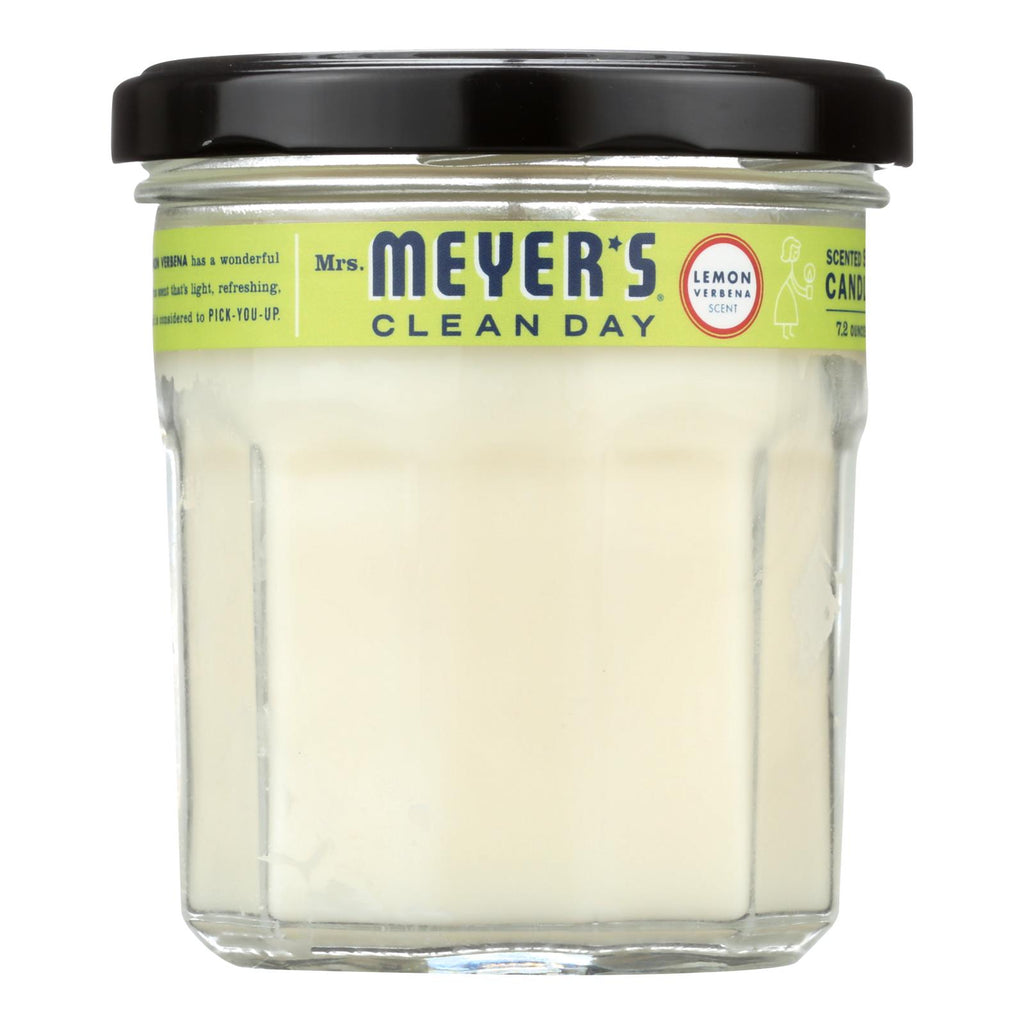 Mrs. Meyer's Clean Day Soy Candle (Pack of 6) - Lemon Verbena, 7.2 Oz Candles - Cozy Farm 