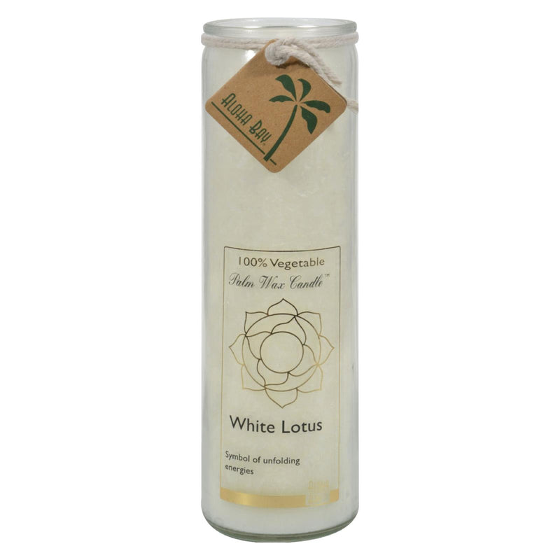 Aloha Bay White Lotus Chakra Jar Candle - 11 Oz - Cozy Farm 