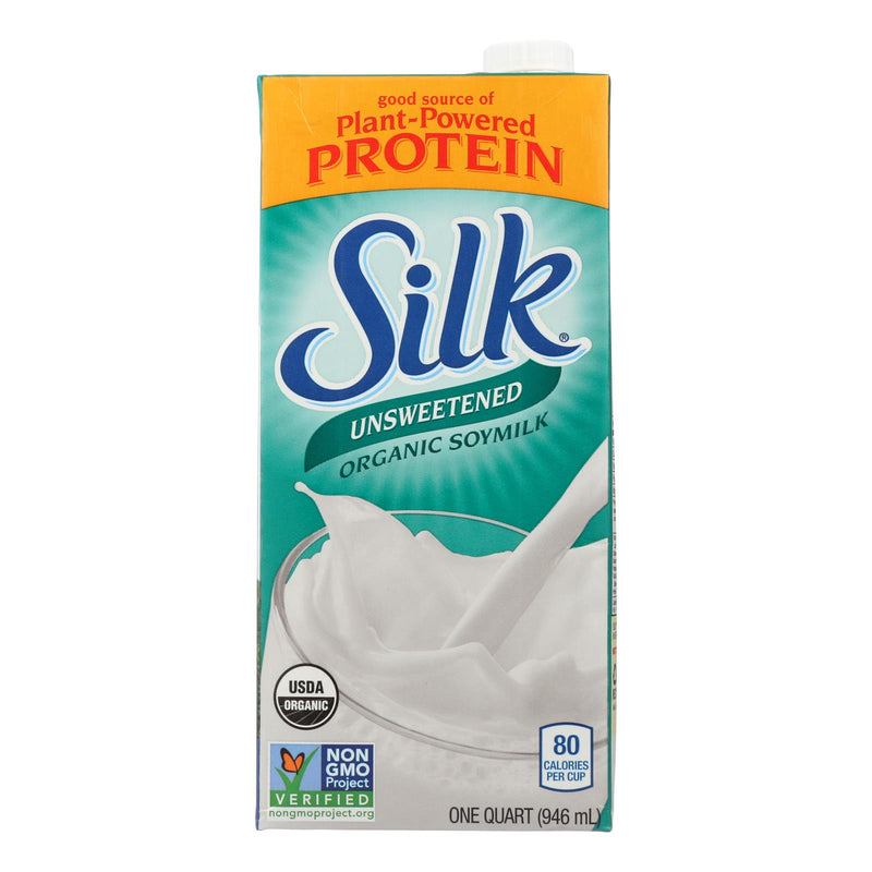 Silk Organic Unsweetened Soy Milk, 6-Pack of 32 Fl. Oz. Cartons - Cozy Farm 