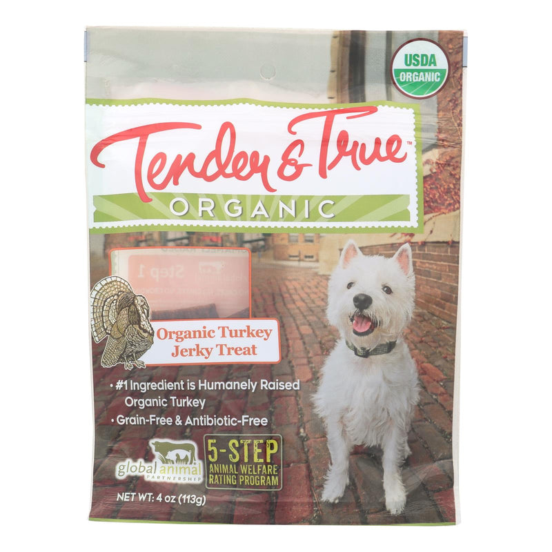 Tender & True Organic Turkey Jerky Treats (10 x 4 Oz. Packs) - Cozy Farm 