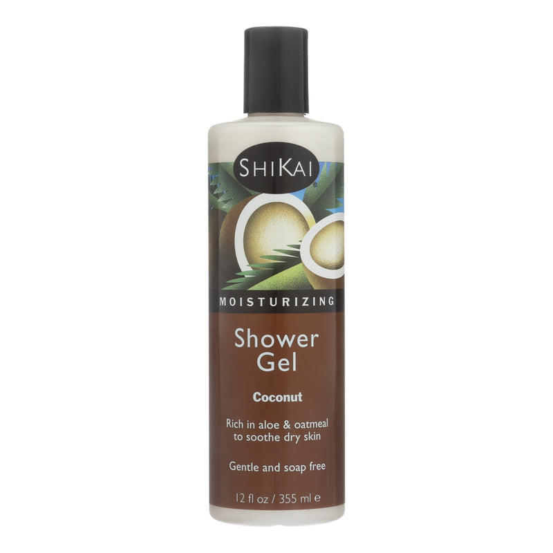Shikai Coconut Shower Gel (12 Oz.) - Cozy Farm 