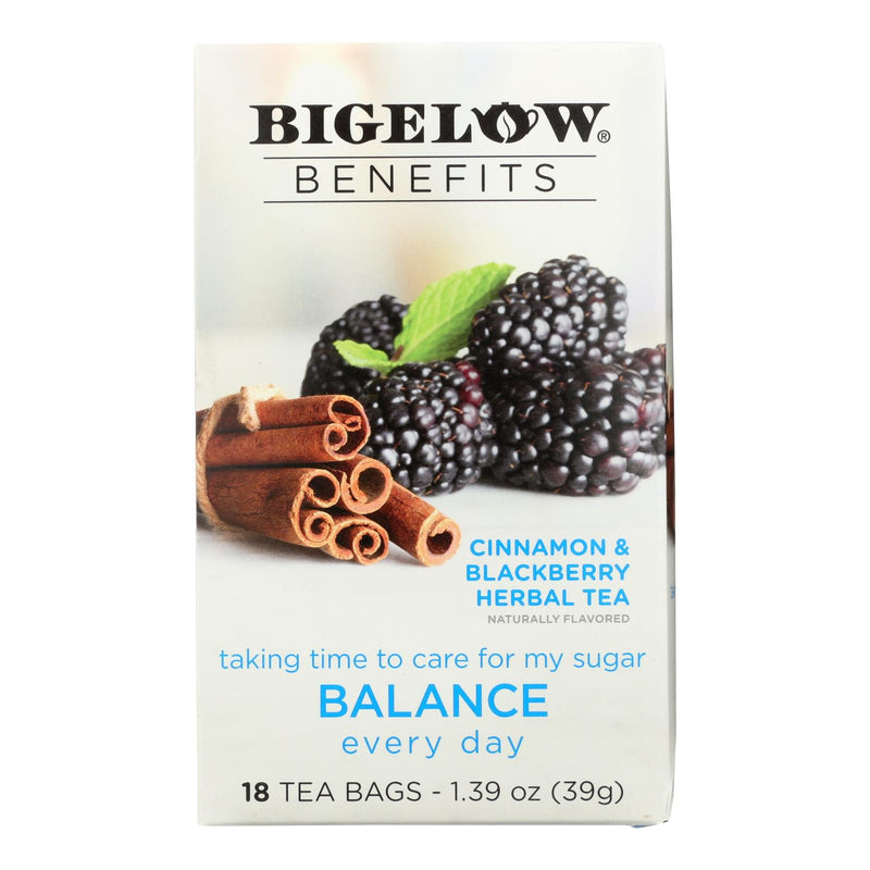 Bigelow Tea Cinnamon Blackberry Balance Tea, 18 Count (Pack of 6) - Cozy Farm 