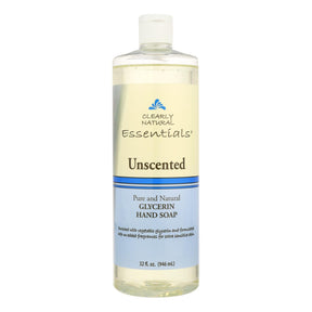 Clearly Natural Hand Soap - Unscented Refill, Liquid 32 Ounce - Cozy Farm 