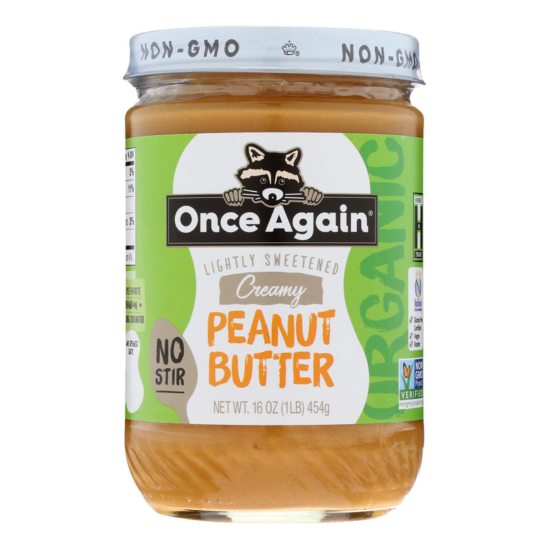 Once Again Smooth Peanut Butter, 16 oz Pack of 6 - Cozy Farm 