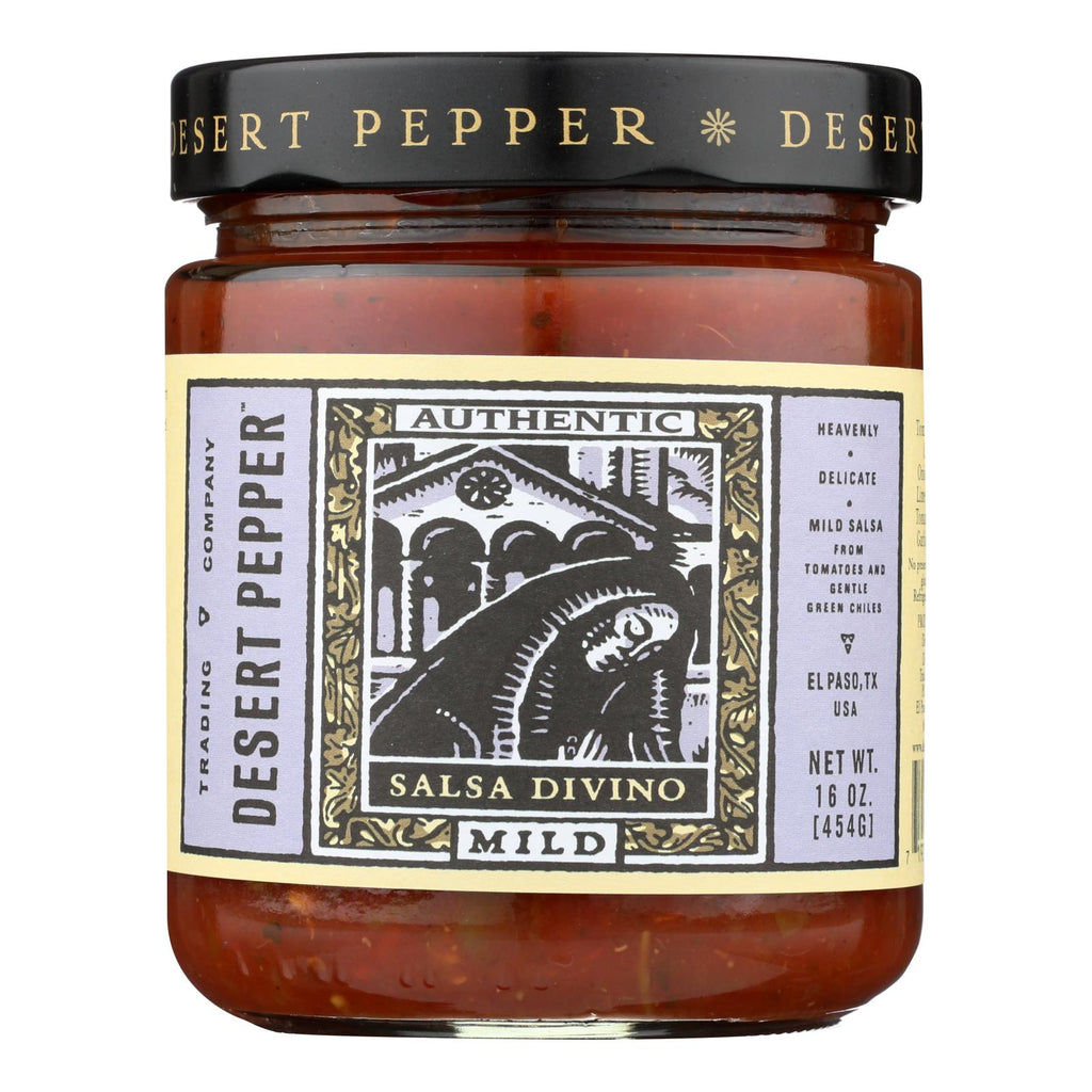 Desert Pepper Trading Mild Divino Salsa (Pack of 6 - 16 Oz.) - Cozy Farm 