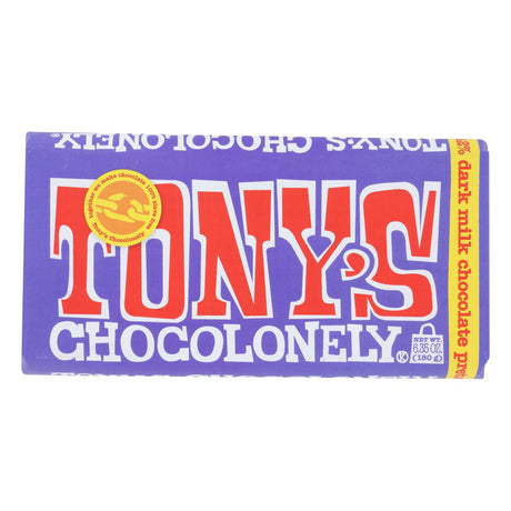Tony's Chocolonely Bar Chocolate Dark Pretzel Toffee (Pack of 15 - 6.35 Oz.) - Cozy Farm 