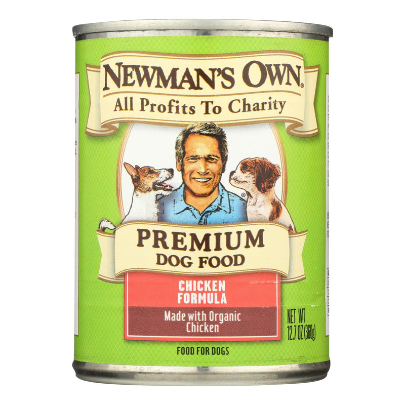 Newman's Own Organics Chicken Dog Food - 12.7 Oz. Can (Pack of 12) - Cozy Farm 