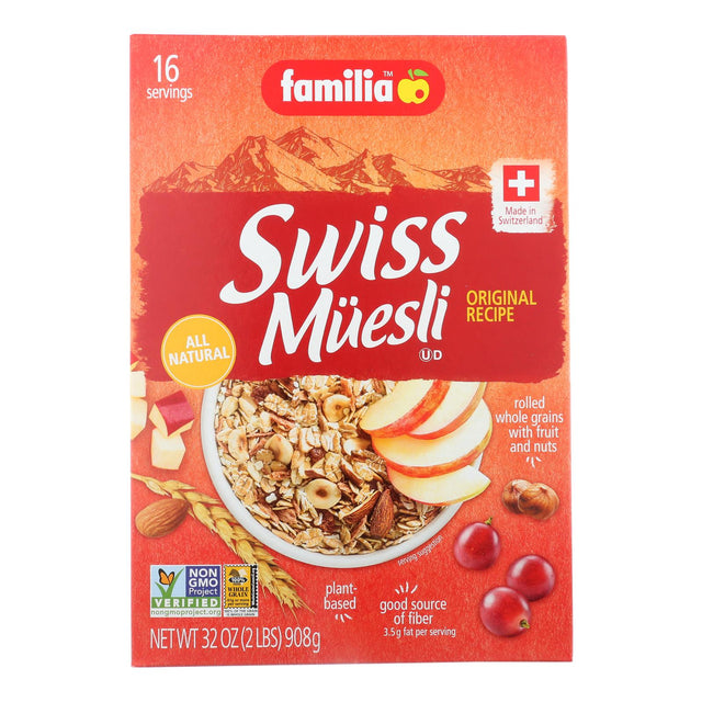 Familia Original Swiss Muesli (Pack of 6 - 29 Oz. Boxes) - Cozy Farm 