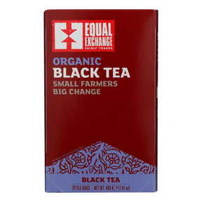 Equal Exchange Organic Black Tea, 6 Pack - 20 Tea Bags - Cozy Farm 