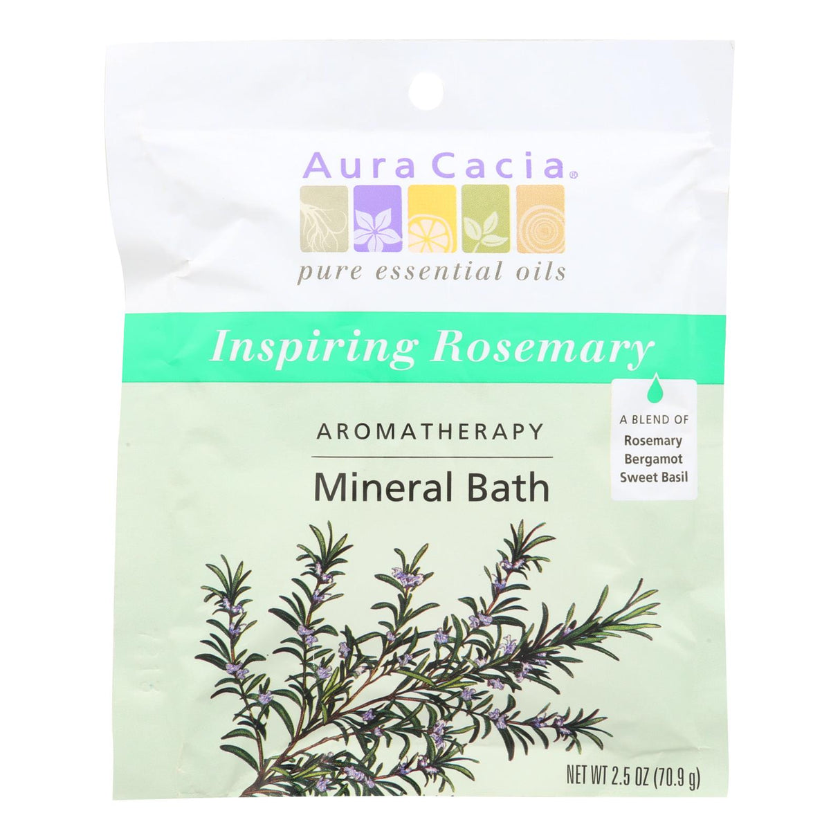 Aura Cacia Aromatherapy Mineral Bath Inspiration - 2.5 Oz (Pack of 6) - Cozy Farm 