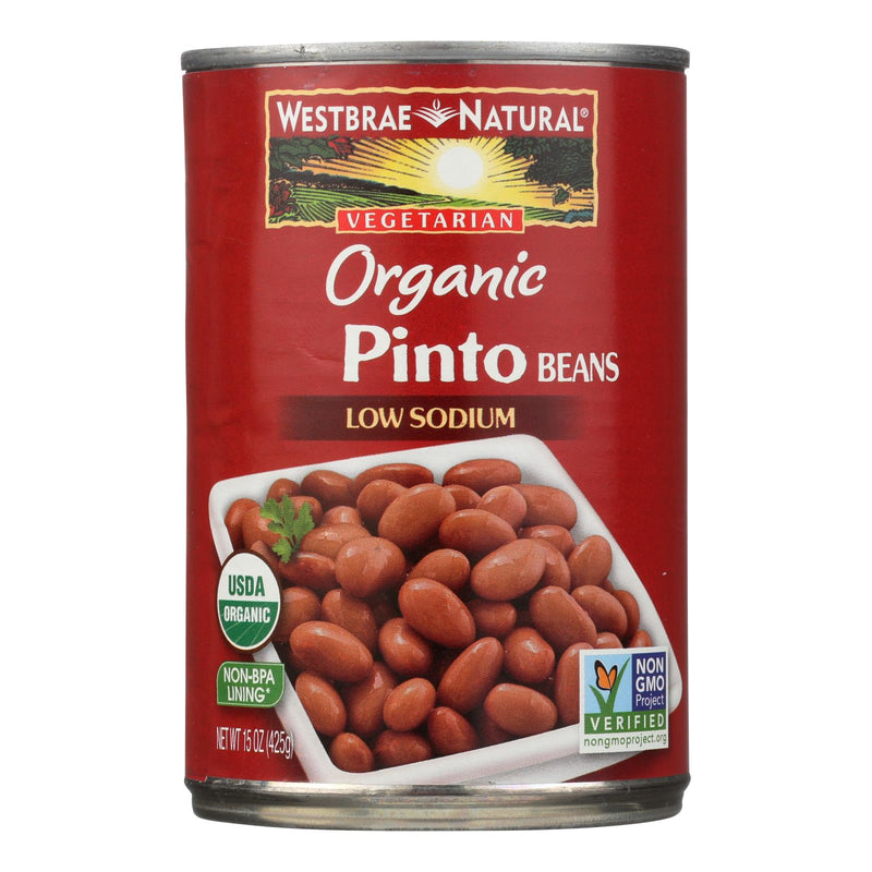 Westbrae Organic Pinto Beans, Pack of 12, 15 Oz. Each - Cozy Farm 