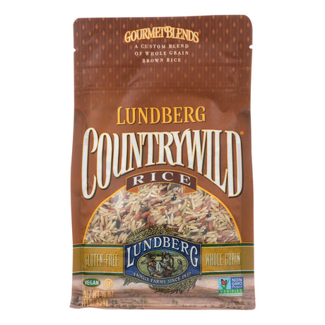 Lundberg Family Farms Country Wild Gourmet Blend Brown Rice (6 x 1 lb. Bags) - Cozy Farm 