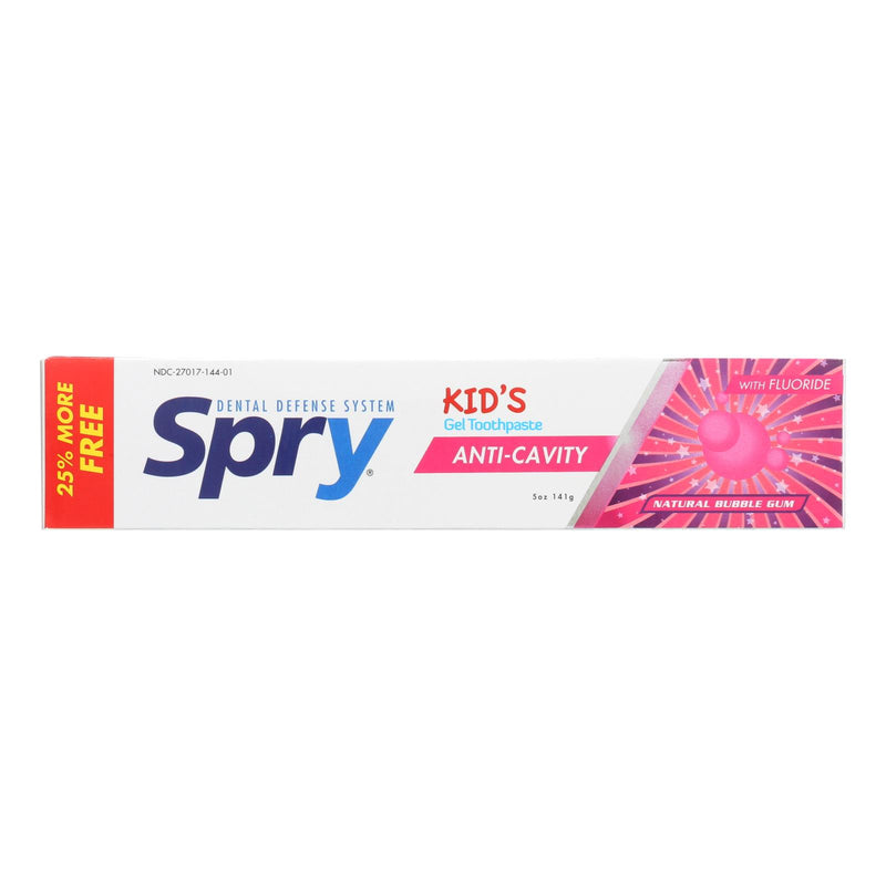 Spry Kids Fluoride Toothpaste in Bubblegum Flavor (5 Oz.) - Cozy Farm 
