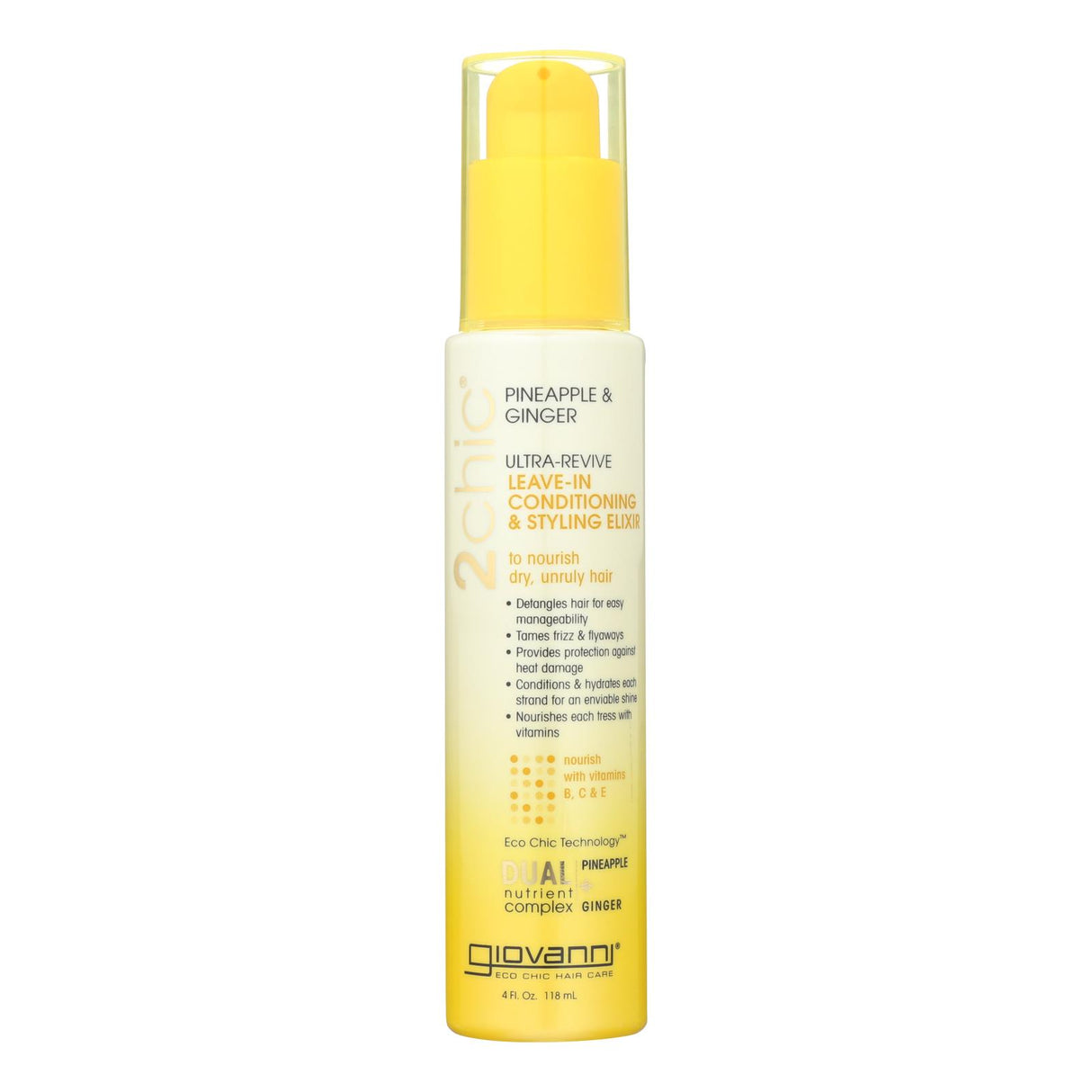 Giovanni Pineapple & Ginger Conditioner (4 Fl Oz.) - Cozy Farm 