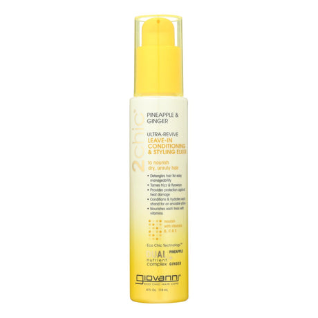 Giovanni Pineapple & Ginger Conditioner (4 Fl Oz.) - Cozy Farm 