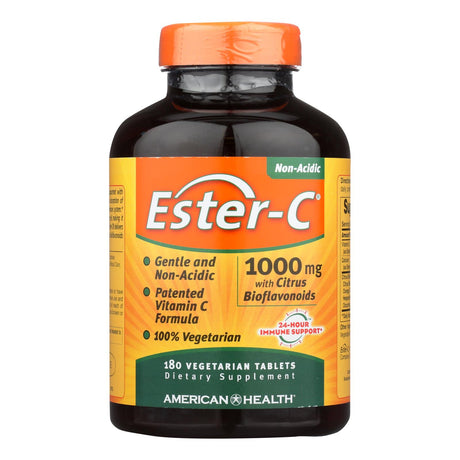 Ester-C Vitamin C with Bioflavonoids by American Health - 1000 mg - 180 Vegetarian Tablets - Cozy Farm 